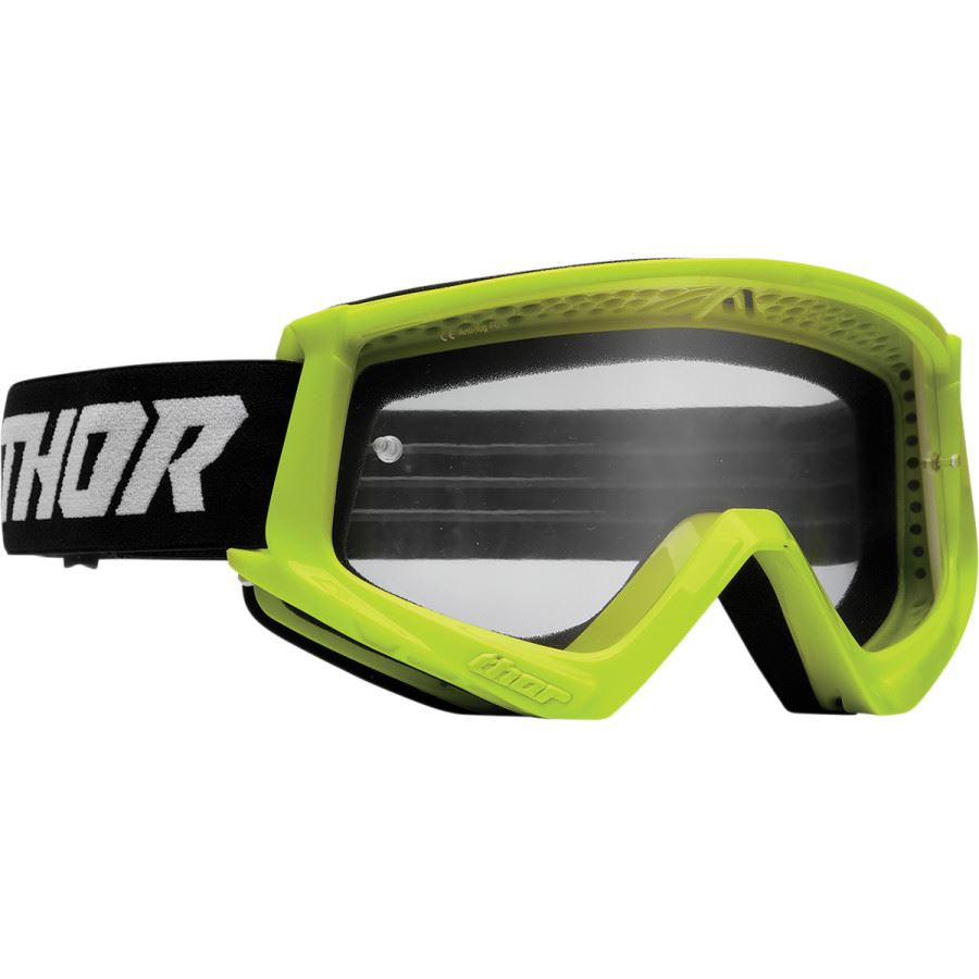 Thor 2024 Youth Combat Racer Flo Acid Motocross Goggles